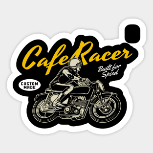 Cafe Racer Motorrad Old school Bike gift Sticker